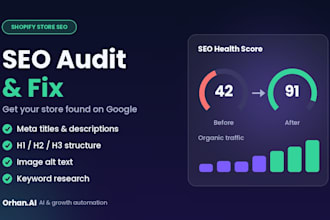 do shopify SEO audit and fix issues to boost your store google ranking