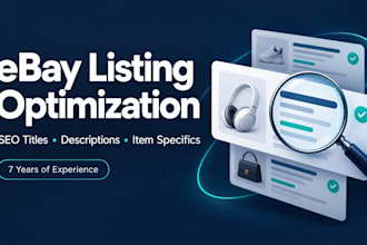 optimize your ebay listings with SEO titles and product descriptions