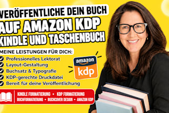 veroffentliche dein buch auf amazon KDP kindle und taschenbuch