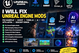 fix unreal engine mods ps2 gamplay godot threejs ai vfx gpt6 astra gdscrip error