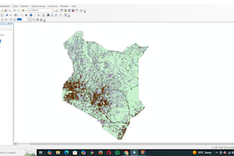 perform gis analysis, digitization, and georeferencing