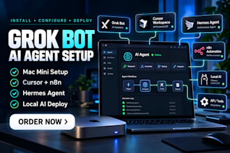 install configure grok bot ai agent mac mini cursor deploy local ai agent hermes