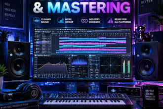 create a remix, original song or mix and master