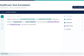 and healthcare data annotation