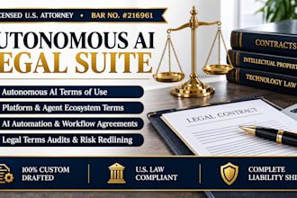 review your autonomous ai terms and mitigate legal risks