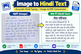 convert images into hindi text