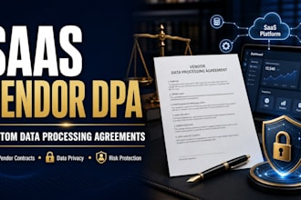 draft a vendor data processing agreement for your saas business