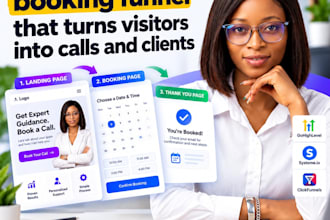 booking funnel sales funnel page ghl landing page systeme io funnel coach landin