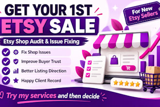 audit your etsy shop and optimize SEO listings to improve views and sales