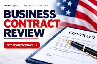 review your business contracts commercial agreements and partnership agreements