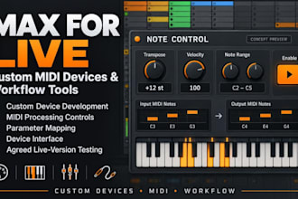 build max for live custom midi device max msp ableton live tools m4l debugging