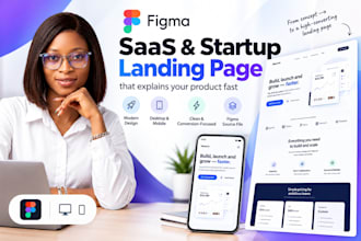 figma landing page saas landing page startup landing webflow landing framer land