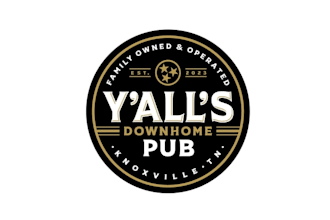make vintage rustic modern logo for a southern inspired pub