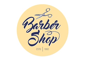create a an outstanding barber shop logo