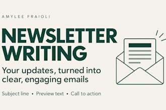 write an engaging newsletter from your notes and updates