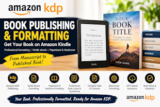 publish book on amazon kindle kdp, book formatting, amazon kdp book publi