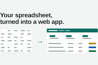 turn your excel spreadsheet into a secure web app for your team