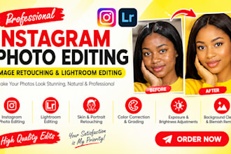 do instagram photo edit image retouching lightroom photo edit