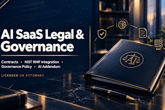 write a US compliant ai governance policy for saas as an attorney