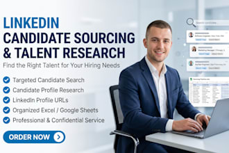 do linkedin candidate sourcing and talent research