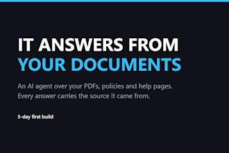 build custom ai agents and document ai solutions