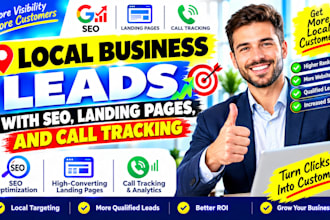 generate local business leads with SEO landing pages and call tracking