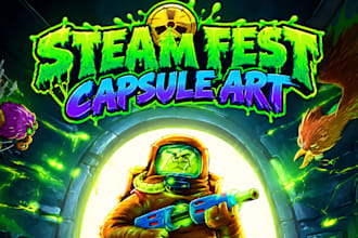 steam capsule steam capsule art, steam store  steam page game art cover artist