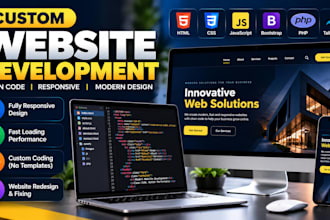 develop a responsive HTML CSS website