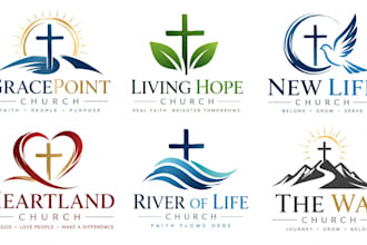 design a professional christian, religious, church, spiritual, cross faith logo