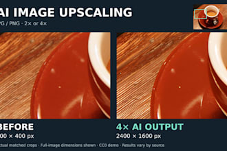upscale your jpg or png images with ai at 2x or 4x