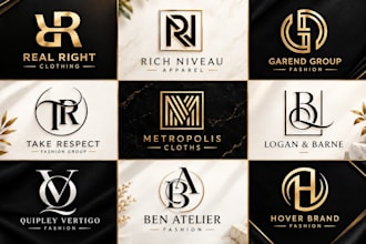 develop logo and brand identity for fashion brand