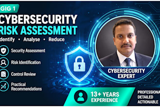 conduct a professional cybersecurity risk assessment for your business