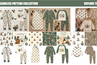 design prints and seamless patterns collection