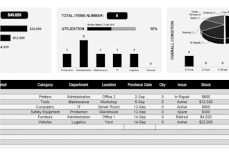create professional excel inventory stock and reports