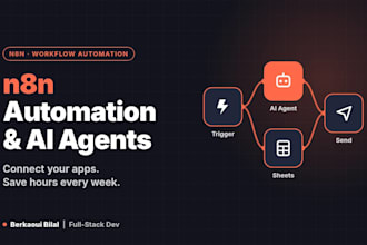 build n8n automation workflows and ai agents for your business