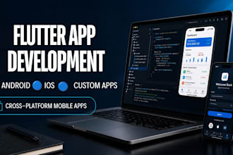 develop flutter flow mobile app android and ios flutter mobile development