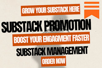 do organic substack promotion, substack subscribers growth and newsletter