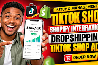 setup tiktok shop, manage tiktok shop for shopify dropshipping, tik tok manager