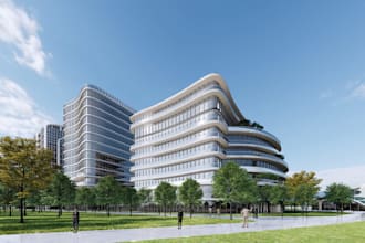 optimize fbx blend obj glf 3d building model, 3ds max house, low poly building