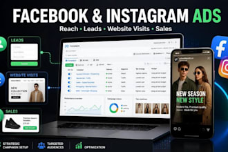 do complete social media marketing and meta ads setup