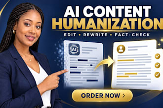 humanize, edit and fact check your ai generated content