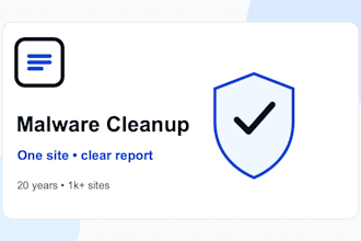 clean malware from one wordpress website