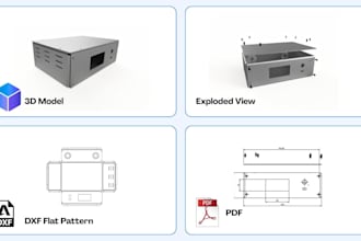 design a custom 3d printable enclosure pcb case for your electronics project