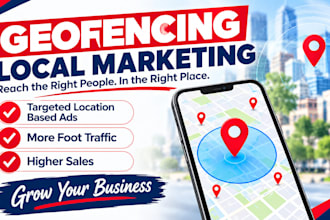 set up geofencing ads for cbd, real estate and local businesses