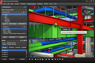 perform navisworks mep clash detection and create coordination reports