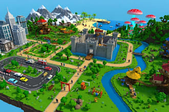 create custom roblox maps, 3d worlds, and game environments