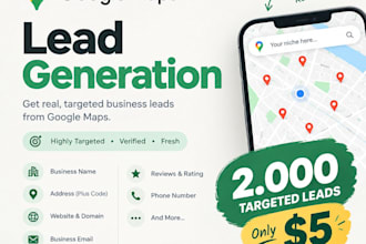 scrape google maps for targeted b2b leads