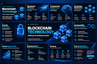 design nft, crypto, art pitch deck, and powerpoint presentation for you