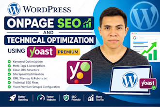 do wordpress onpage SEO and technical optimization using yoast premium