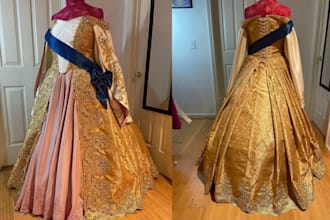 custom cosplay fabric costumes, anime jackets, capes, outfits and sewing pattern